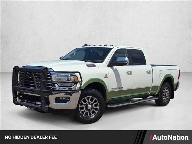 Pearl White 2022 RAM 2500 Limited Longhorn Crew Cab RWD Pickup Truck 4X2 6-Speed Automatic