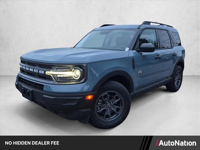 Blue (Azure Gray Metallic Tri-Coat) 2024 Ford Bronco Sport SUV / Crossover All-Wheel Drive 8-Speed Automatic