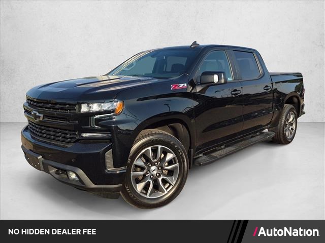 Black 2021 Chevrolet Silverado 1500 Pickup Truck Four-Wheel Drive Automatic