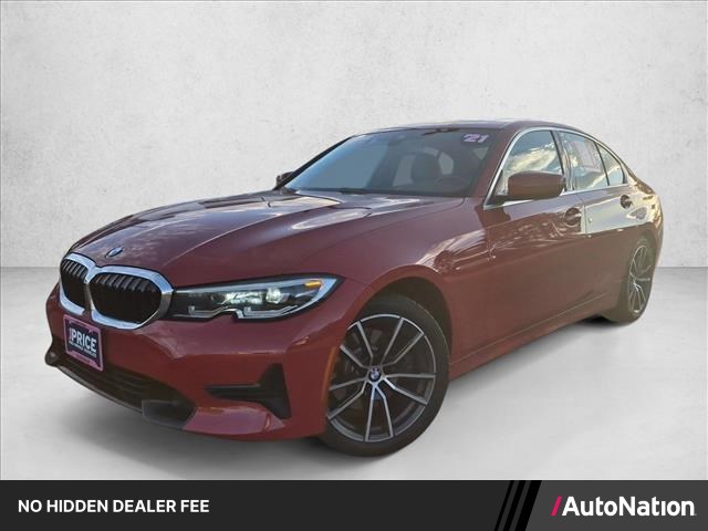 Melbourne Red Metallic 2021 BMW 3 Series Sedan All-Wheel Drive Automatic