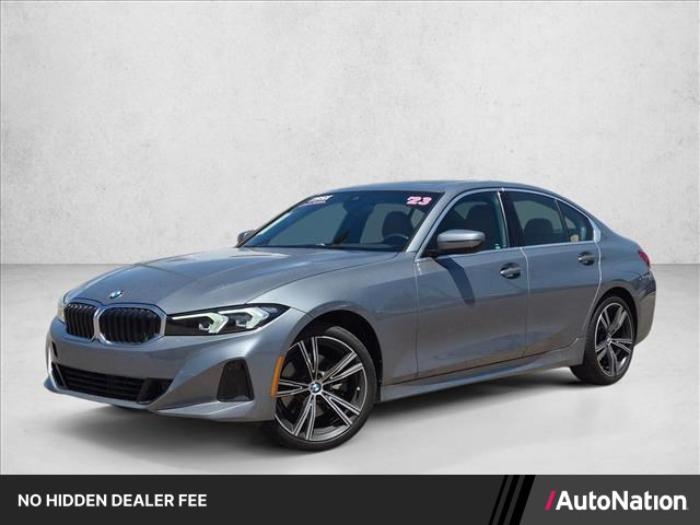 Gray (Skyscraper Grey Metallic) 2023 BMW 3 Series 330i xDrive AWD Sedan All-Wheel Drive Automatic