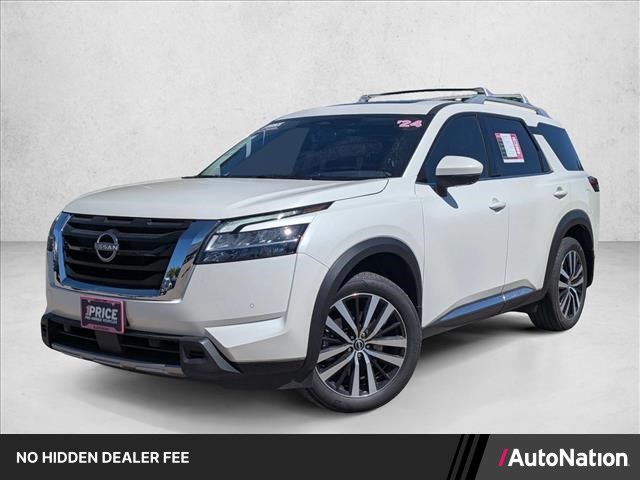 Pearl White Tricoat 2024 Nissan Pathfinder SUV / Crossover All-Wheel Drive Automatic