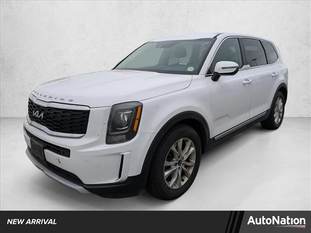 Glacial White Pearl 2022 Kia Telluride LX AWD SUV / Crossover All-Wheel Drive Automatic