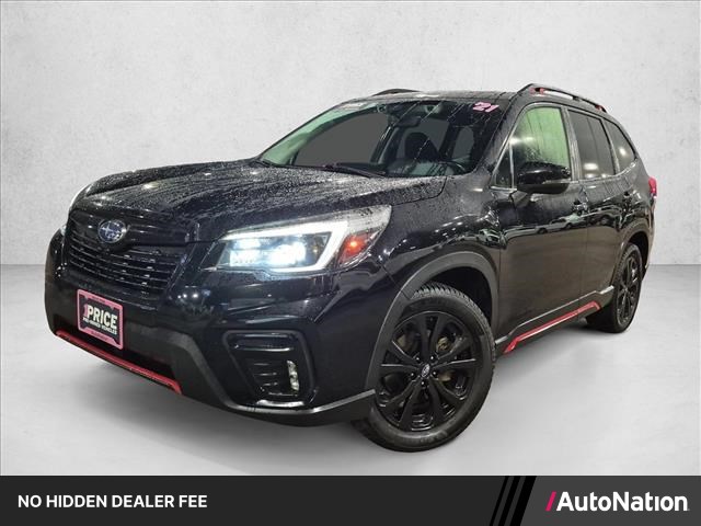 Crystal Black Silica 2021 Subaru Forester SUV / Crossover All-Wheel Drive Continuously Variable Transmission