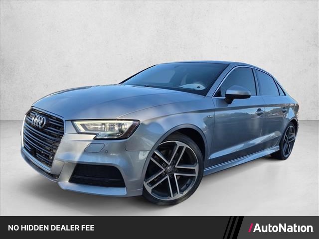 Silver 2018 Audi A3 Sedan All-Wheel Drive Automatic
