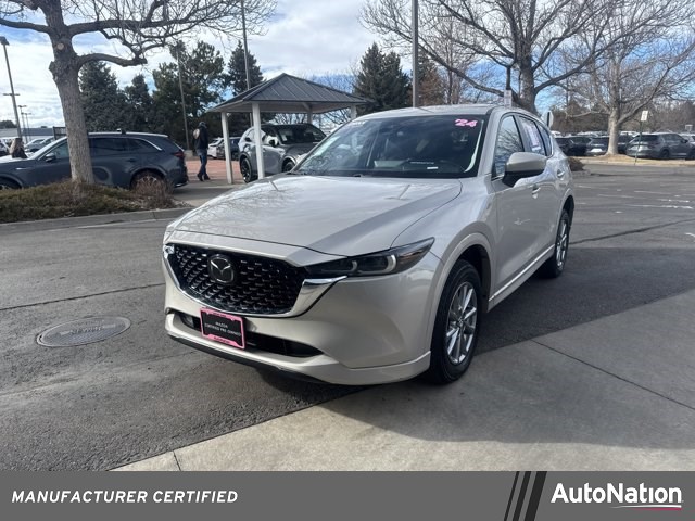 Gray (Platinum Quartz Metallic) 2024 Mazda CX-5 2.5 S Select AWD SUV / Crossover All-Wheel Drive Automatic
