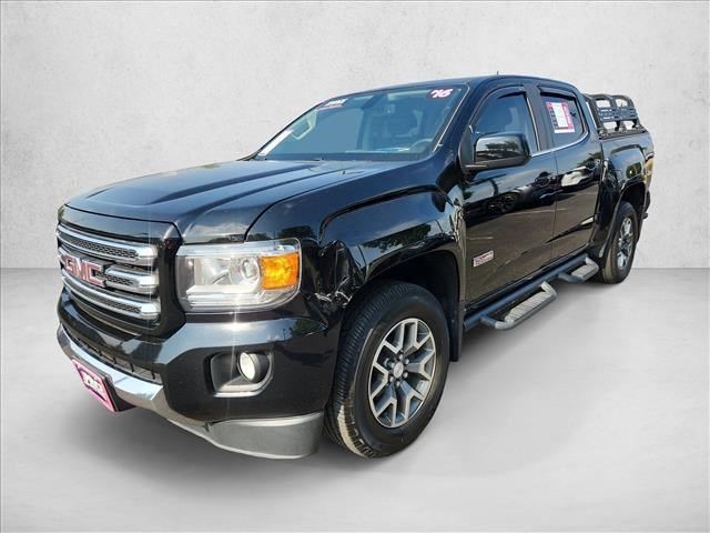 Onyx Black 2016 GMC Canyon Pickup Truck Four-Wheel Drive 6-Speed Automatic