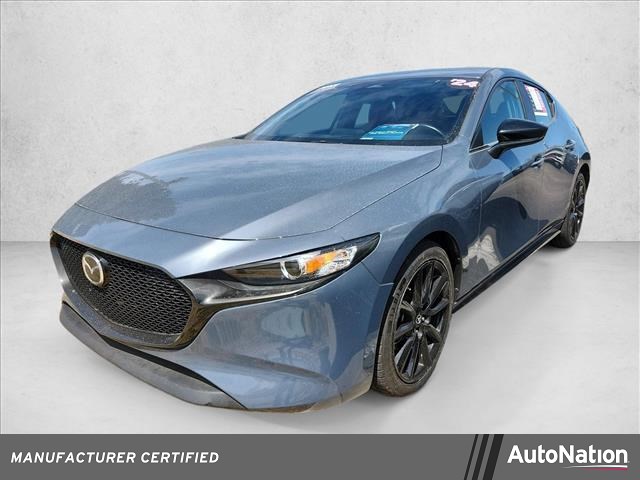 Polymetal Gray Metallic 2024 Mazda MAZDA3 2.5 S Carbon Edition Hatchback AWD Hatchback All-Wheel Drive Automatic