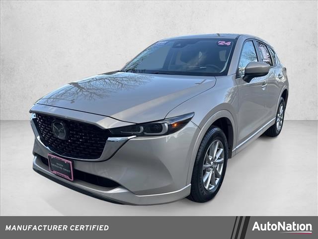 Gray (Platinum Quartz Metallic) 2024 Mazda CX-5 2.5 S Select AWD SUV / Crossover All-Wheel Drive Automatic