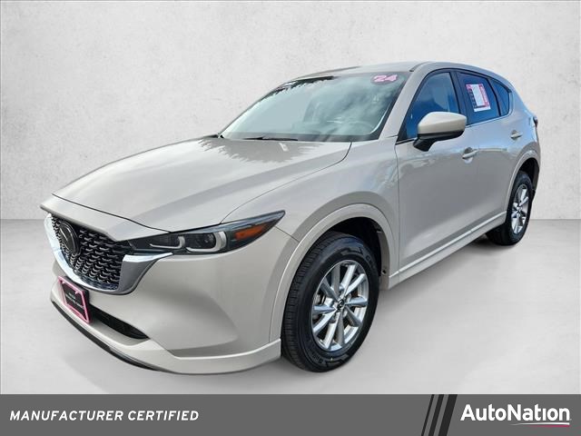 Gray (Platinum Quartz Metallic) 2024 Mazda CX-5 2.5 S Select AWD SUV / Crossover All-Wheel Drive Automatic