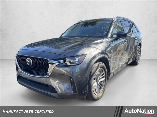 Machine Gray Metallic 2024 Mazda CX-90 3.3 Turbo Preferred Plus AWD SUV / Crossover All-Wheel Drive Automatic