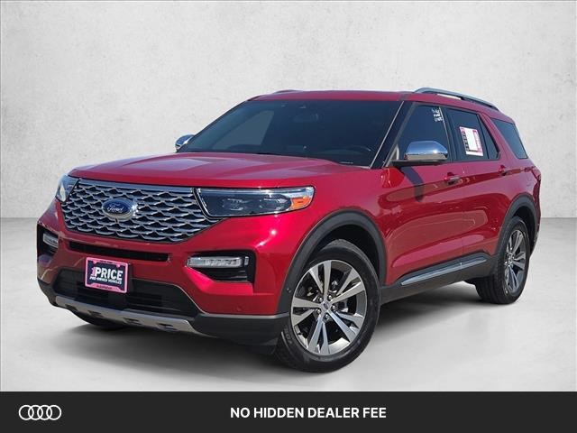 Rapid Red Metallic Tinted Clearcoat 2020 Ford Explorer SUV / Crossover All-Wheel Drive Automatic