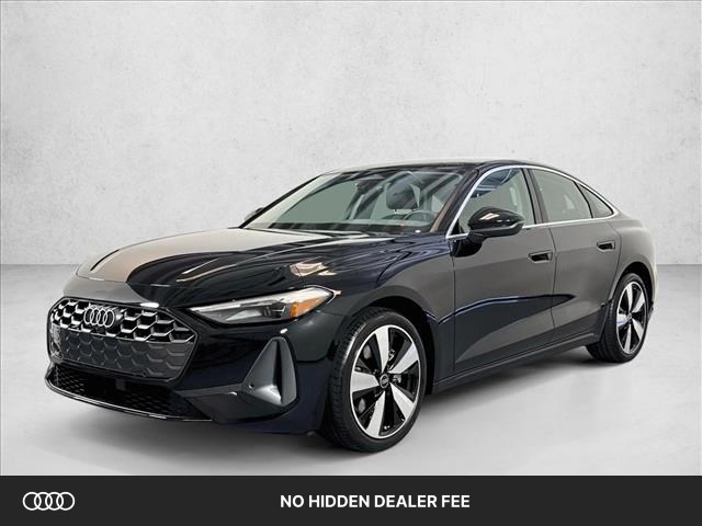 Black 2025 Audi A5 Sedan All-Wheel Drive Automatic