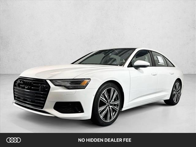 Gray 2023 Audi A6 Sedan All-Wheel Drive Automatic