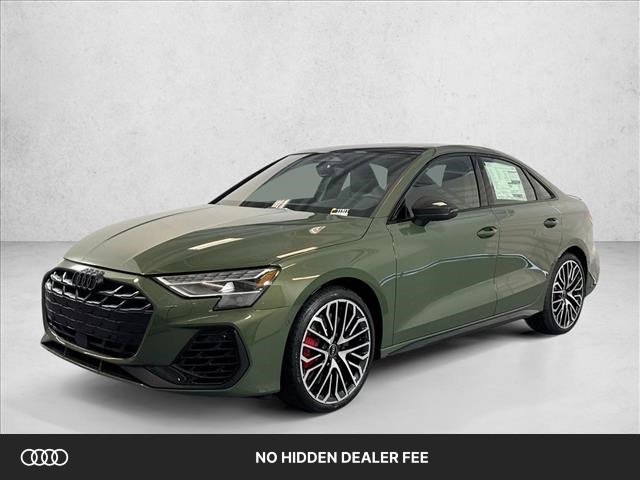 District Green Metallic 2026 Audi S3 Sedan All-Wheel Drive Automatic
