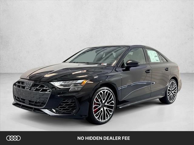 Mythos Black Metallic 2026 Audi S3 Sedan All-Wheel Drive Automatic