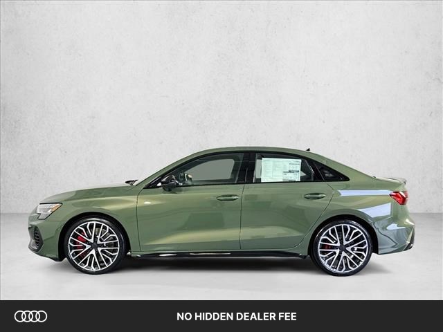 District Green Metallic 2026 Audi S3 Sedan All-Wheel Drive Automatic