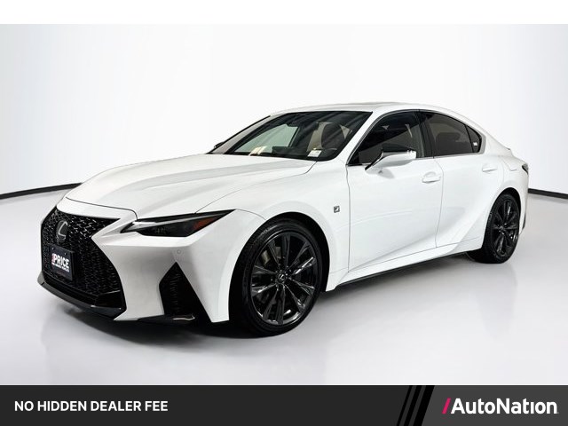 Ultra White 2023 Lexus IS Sedan Rear-Wheel Drive Automatic