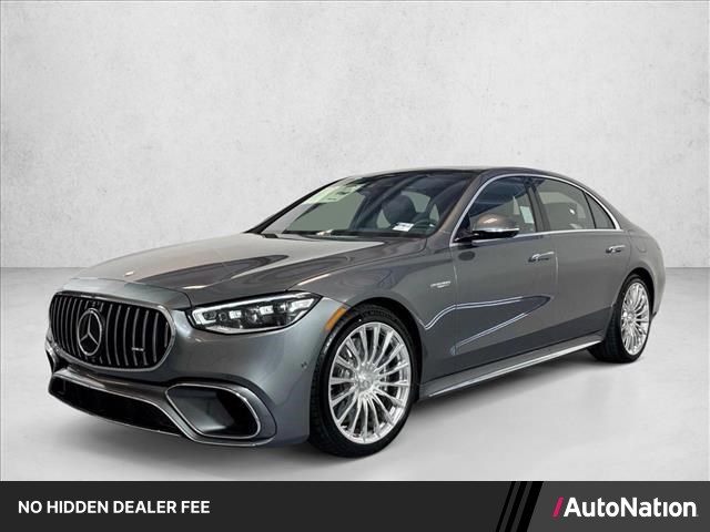 Gray (Selenite Grey Metallic) 2025 Mercedes-Benz S-Class Sedan All-Wheel Drive Automatic