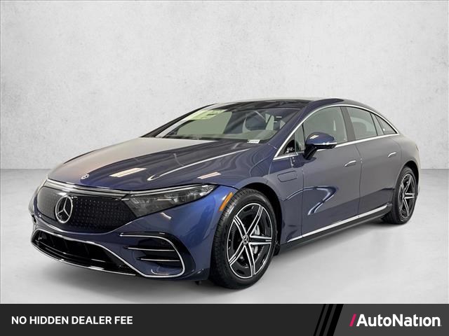 Twilight Blue Metallic 2026 Mercedes-Benz EQS Sedan All-Wheel Drive Automatic