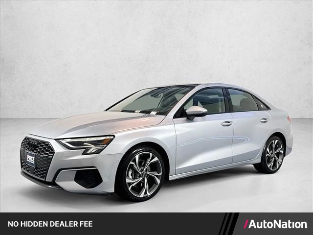 Florett Silver Metallic 2023 Audi A3 Sedan Front-Wheel Drive Automatic