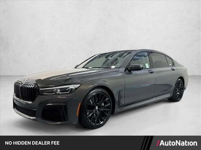 Gray (Dravit Grey Metallic) 2021 BMW 7 Series Sedan Rear-Wheel Drive 8-Speed Automatic