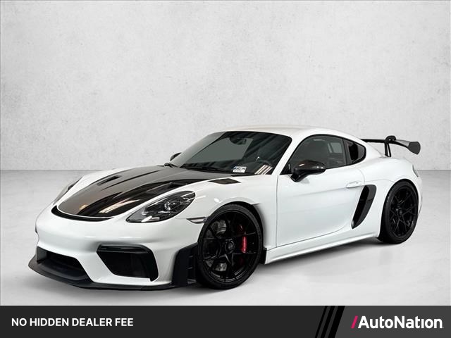 White 2023 Porsche 718 Cayman Coupe Rear-Wheel Drive Automatic