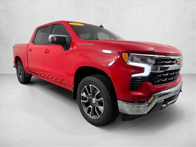 Red Hot 2023 Chevrolet Silverado 1500 Pickup Truck Four-Wheel Drive 8-Speed Automatic