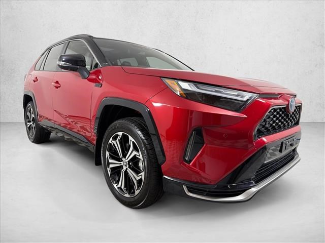 Supersonic Red/Midnight Black Metallic 2024 Toyota RAV4 Prime SUV / Crossover All-Wheel Drive Automatic