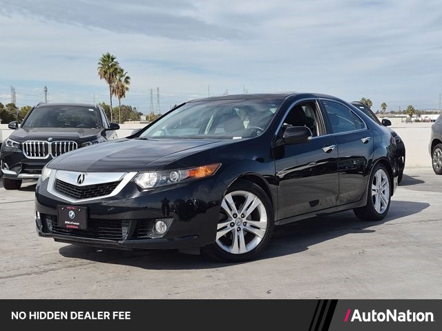 Black 2010 Acura TSX Sedan Front-Wheel Drive Automatic