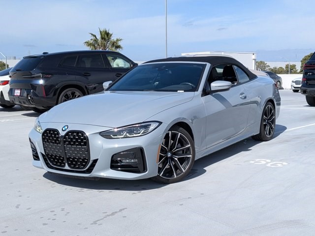 Gray (Brooklyn Grey Metallic) 2023 BMW 4 Series 430i Convertible RWD Convertible Rear-Wheel Drive Automatic