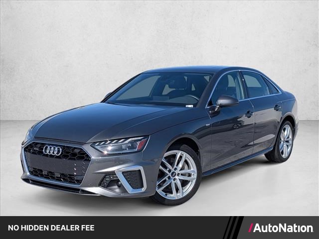 Gray 2020 Audi A4 45 TFSI quattro Premium Plus AWD Sedan All-Wheel Drive Automatic
