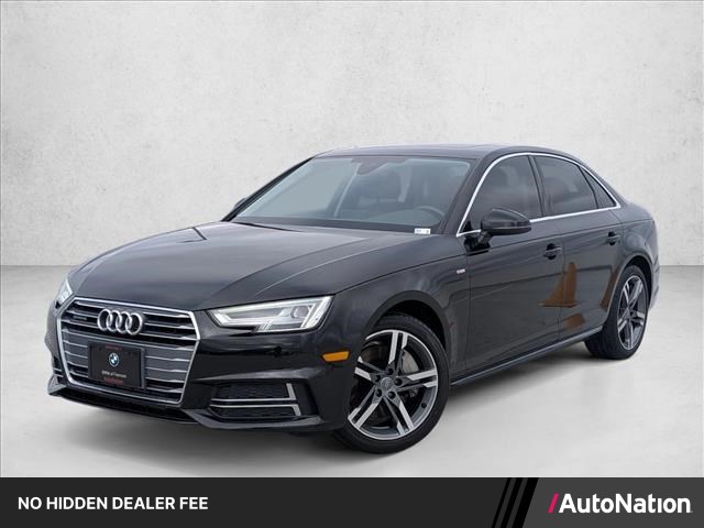 Brilliant Black 2018 Audi A4 2.0 TFSI quattro Premium Plus AWD Sedan All-Wheel Drive Automatic