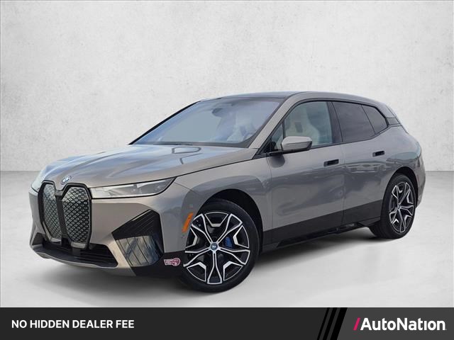 Gray (Oxide Grey Metallic) 2024 BMW iX SUV / Crossover All-Wheel Drive Automatic
