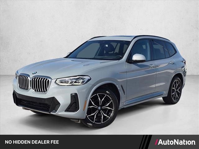 Gray (Brooklyn Grey Metallic) 2023 BMW X3 SUV / Crossover All-Wheel Drive Automatic