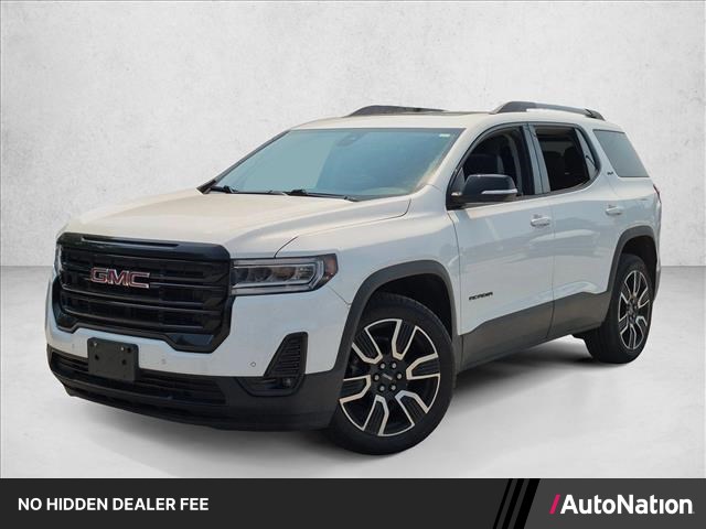 Summit White 2021 GMC Acadia SUV / Crossover Four-Wheel Drive 9-Speed Automatic