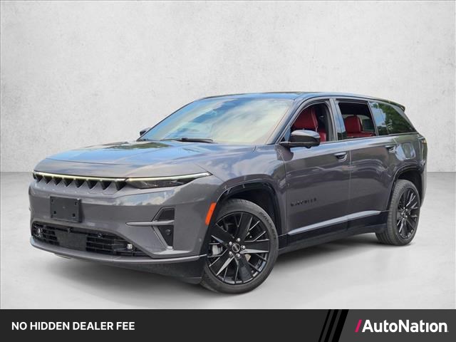 Baltic Gray Metallic Clearcoat 2024 Jeep Wagoneer S SUV / Crossover Four-Wheel Drive 1-Speed Automatic