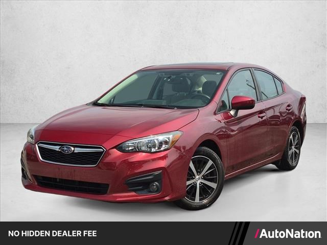 Crimson Red Pearl 2019 Subaru Impreza Sedan All-Wheel Drive Automatic