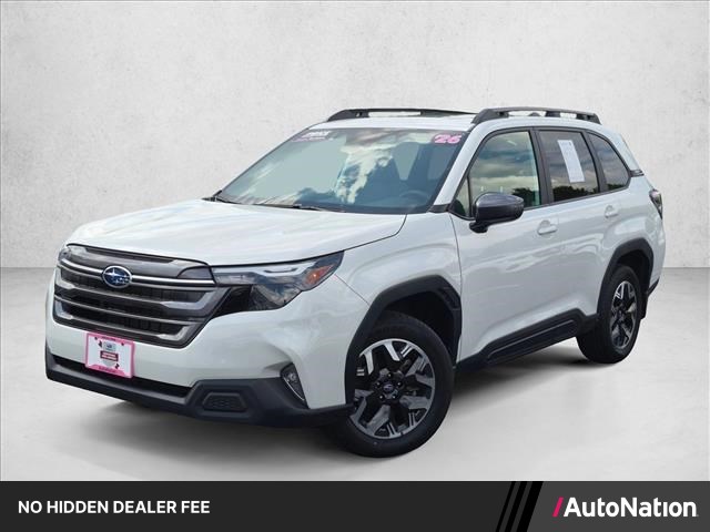 Crystal White Pear 2026 Subaru Forester SUV / Crossover All-Wheel Drive Continuously Variable Transmission