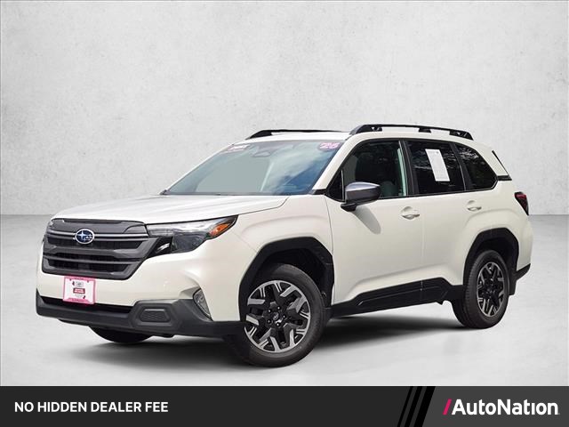 Crystal White Pear 2026 Subaru Forester SUV / Crossover All-Wheel Drive Continuously Variable Transmission
