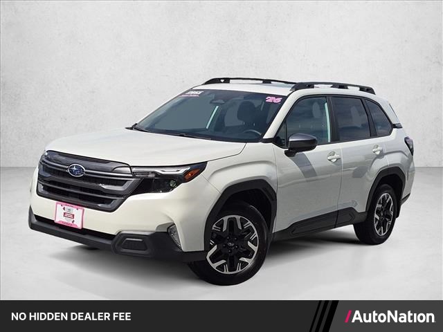 Crystal White Pearl 2026 Subaru Forester SUV / Crossover All-Wheel Drive Continuously Variable Transmission