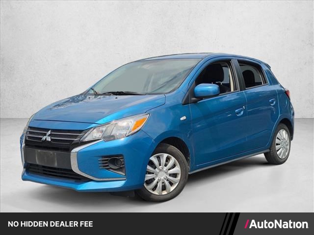 Teal 2024 Mitsubishi Mirage Hatchback Front-Wheel Drive Automatic