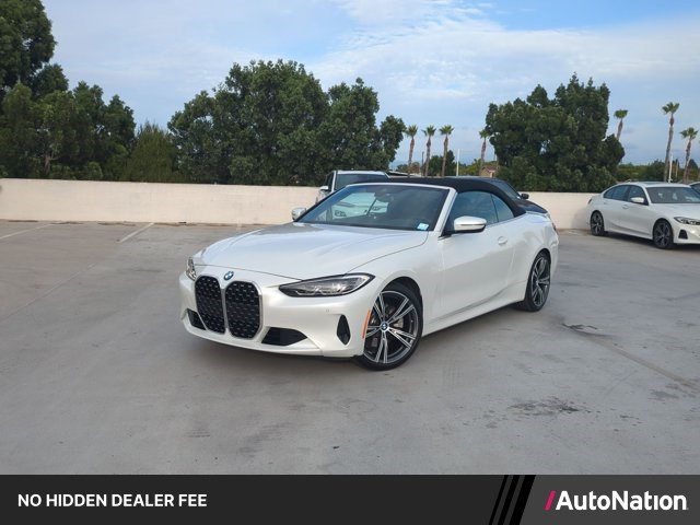 Mineral White Metallic 2023 BMW 4 Series Convertible Rear-Wheel Drive Automatic
