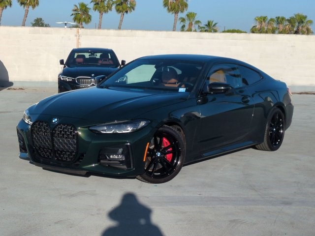 San Remo Green Metallic 2024 BMW 4 Series 430i Coupe RWD Coupe Rear-Wheel Drive Automatic