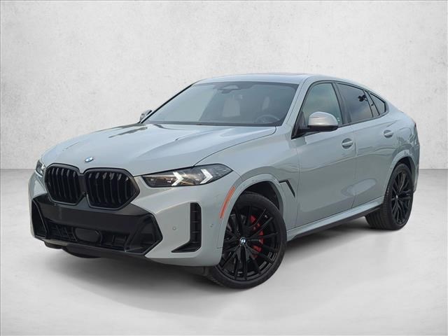 Gray (Brooklyn Grey Metallic) 2024 BMW X6 xDrive40i AWD SUV / Crossover All-Wheel Drive Automatic