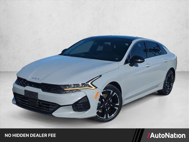 Wolf Gray 2022 Kia K5 Sedan Front-Wheel Drive Automatic