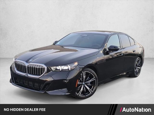 Black Sapphire Metallic 2024 BMW 5 Series Sedan Rear-Wheel Drive Automatic