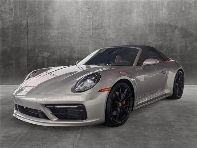 Gt Silver Metallic 2023 Porsche 911 Carrera S Cabriolet RWD Convertible Rear-Wheel Drive Automatic