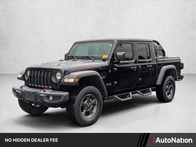 Black Clearcoat 2022 Jeep Gladiator Rubicon Crew Cab 4WD Pickup Truck Four-Wheel Drive 8-Speed Automatic