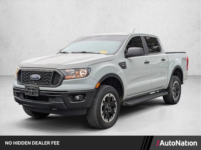 Cactus Gray 2021 Ford Ranger XL SuperCrew 4WD Pickup Truck Four-Wheel Drive Automatic